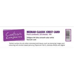 Neenah Solar White Classic Crest Card A4 (NEENAH)